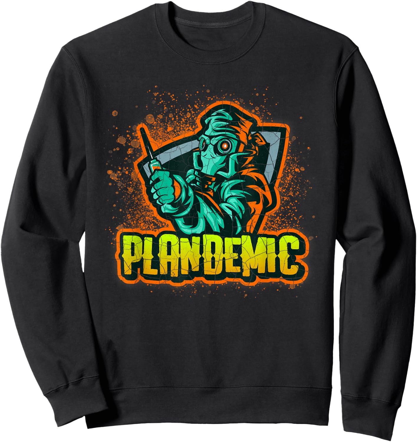 Plandemic Conspiracy Theory Evil Doctor Sweatshirt - Sweatshirt | Black
