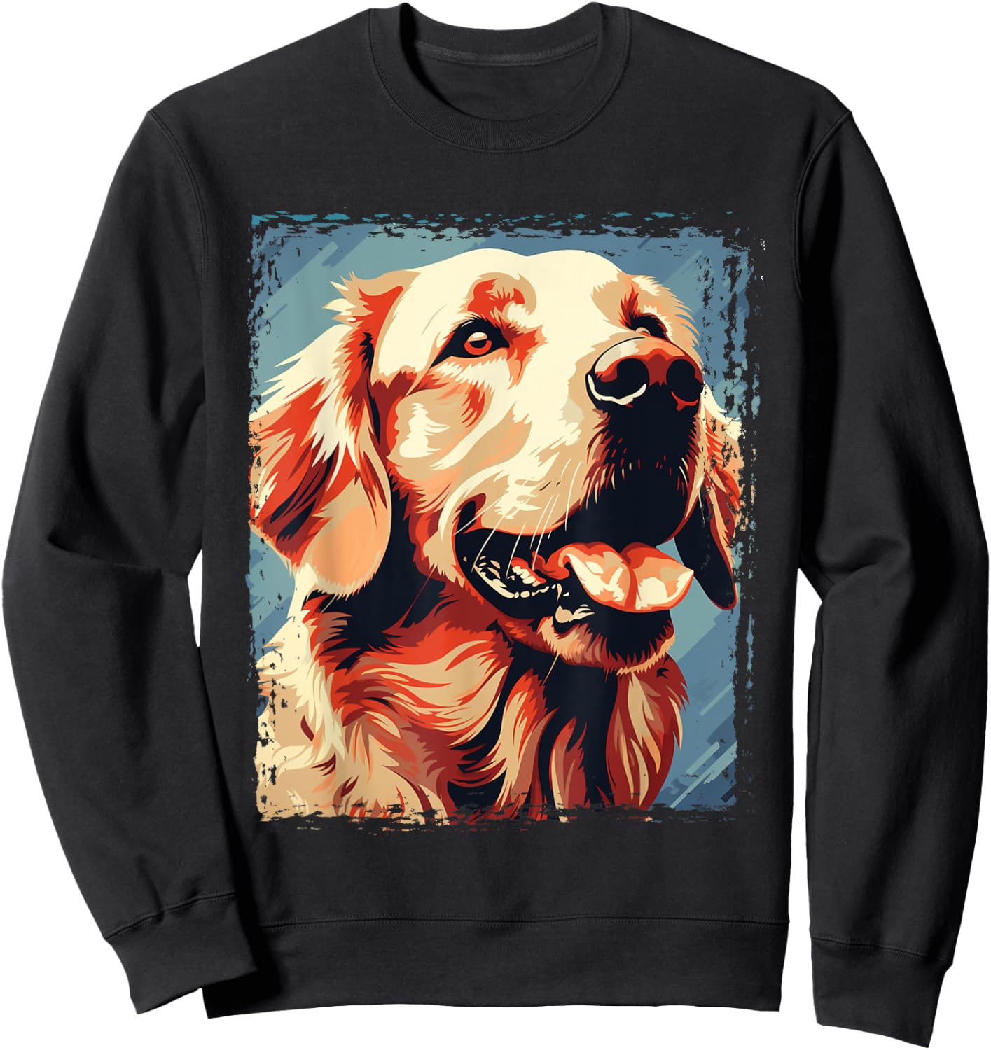Golden Retriever for Kid Boys Girls Funny Dog Lover Sweatshirt - Sweatshirt | Black