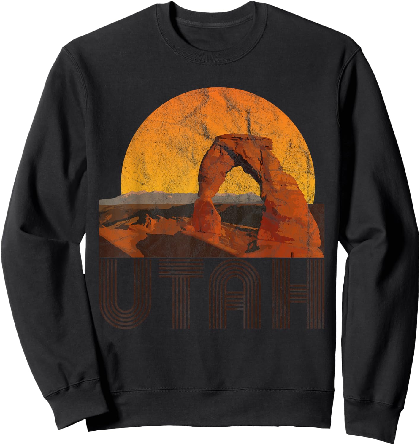 Vintage Utah Sweatshirt - Sweatshirt | Black