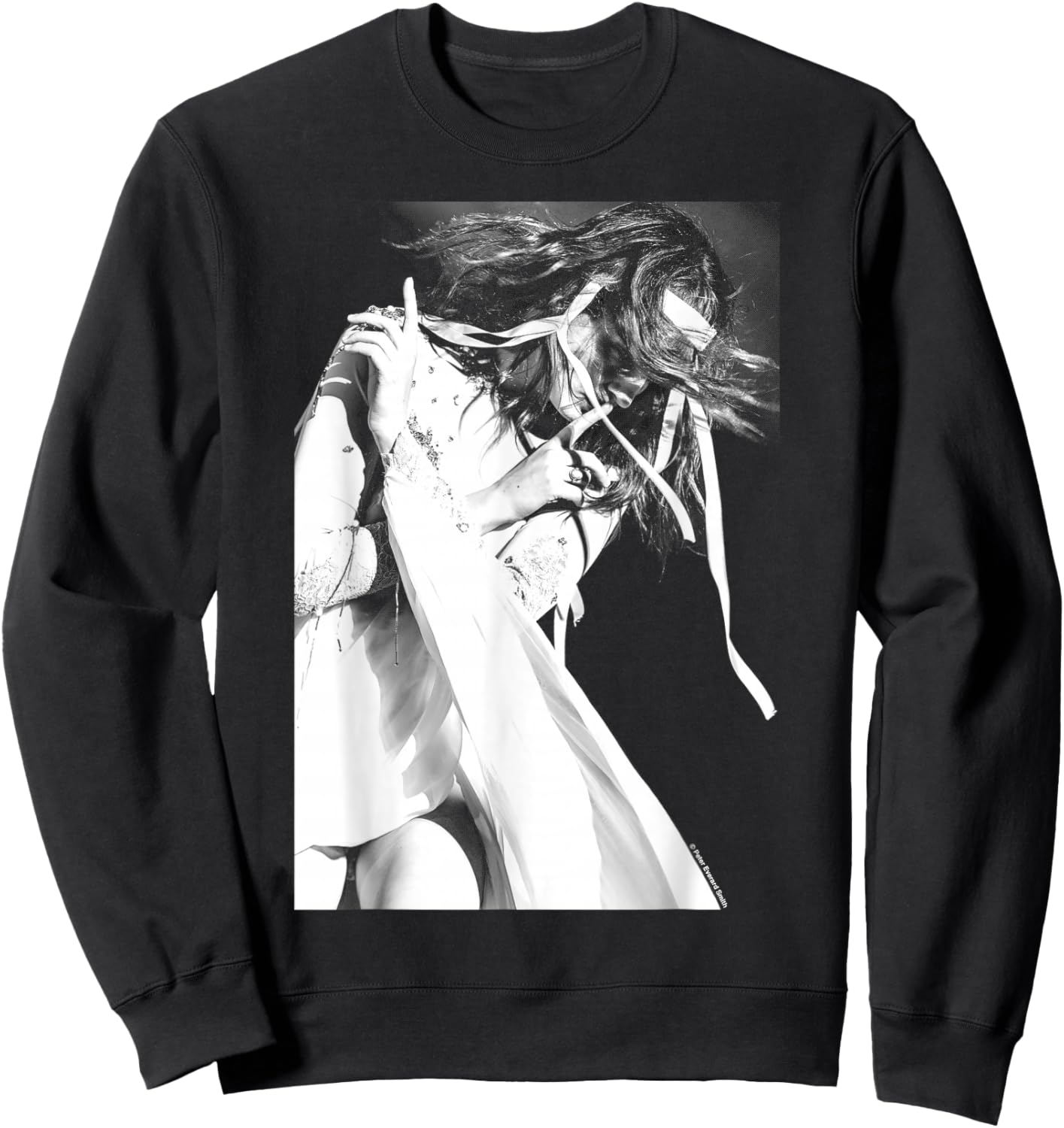 Florence Welch Black And White By Everard Smith Sweatshirt - Sweatshirt | Black