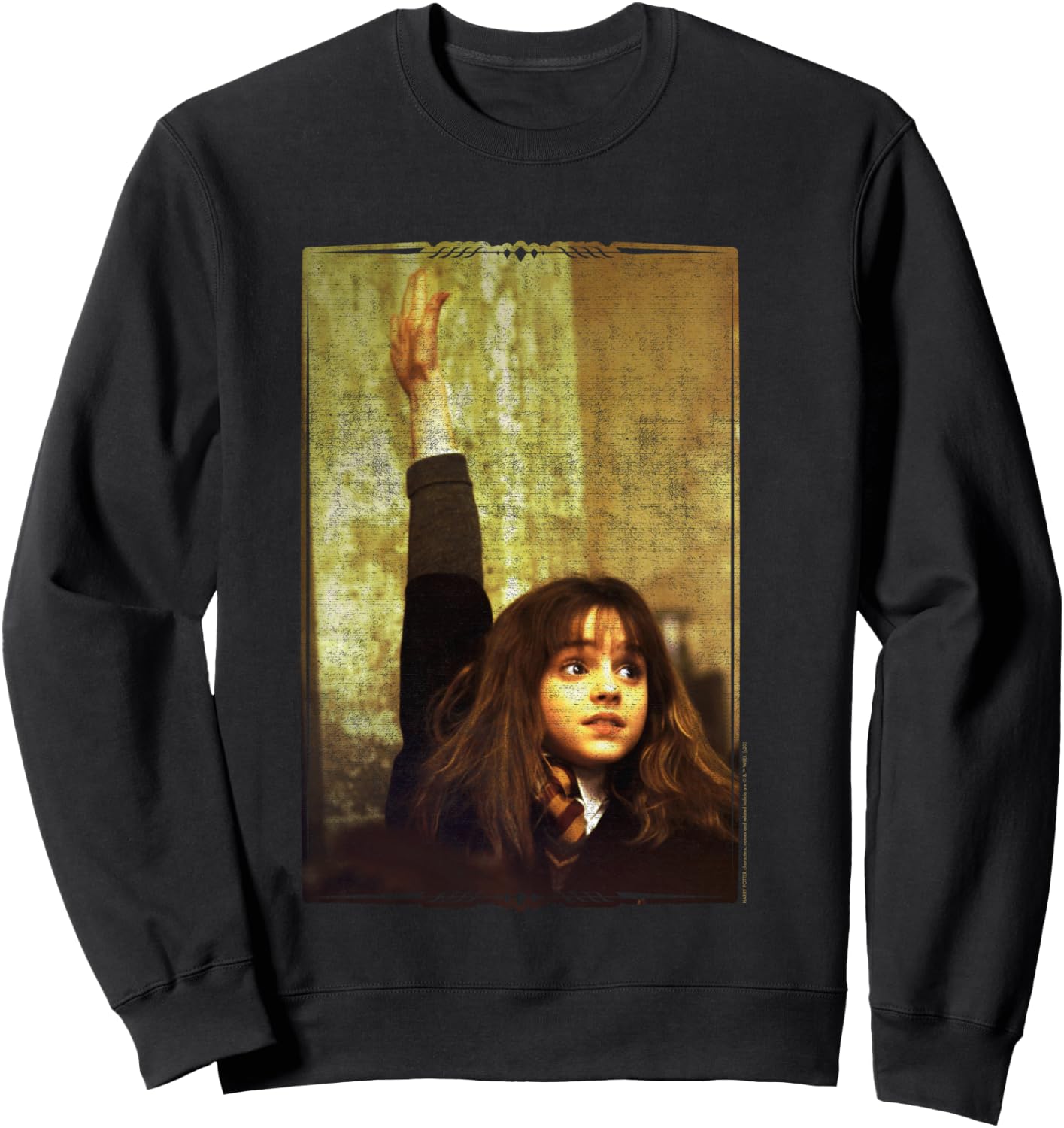 Harry Potter Hermione Granger I Know The Answer Portrait Sweatshirt - Sweatshirt | Black