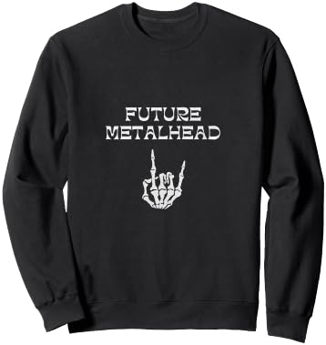 Future metalhead funny for kids Sweatshirt - Sweatshirt | Black