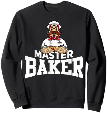 Master Baker Gift Bakery Bread Sweatshirt - Sweatshirt | Black