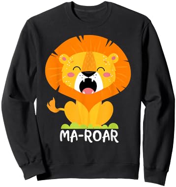 Ma-Roar Passover Jewish Holiday Passover Lion Toddler Kids Sweatshirt - Sweatshirt | Black