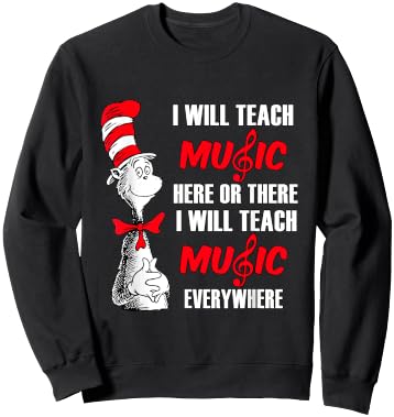 I will teach music everywhere Sweatshirt - Sweatshirt | Black