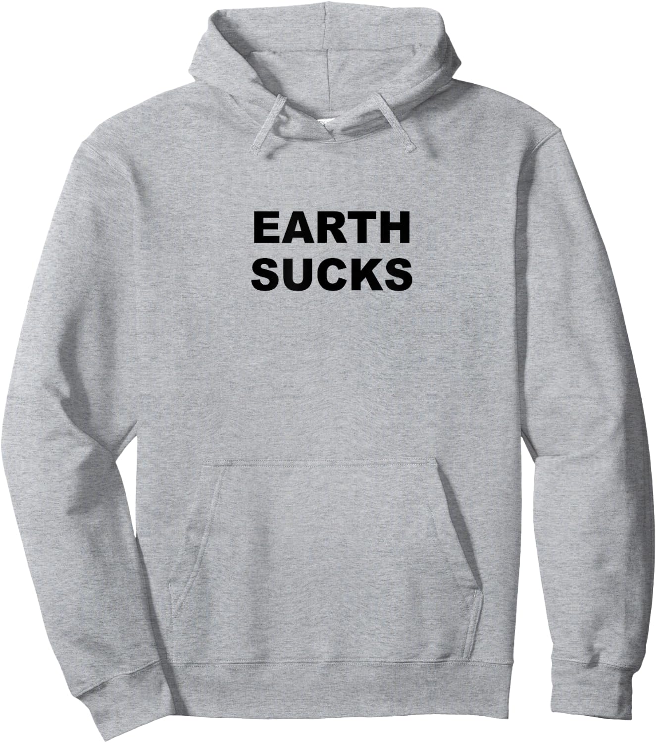 Top that Says - Earth Sucks Funny Alien Costume Hoodie - Hoodie | Ash