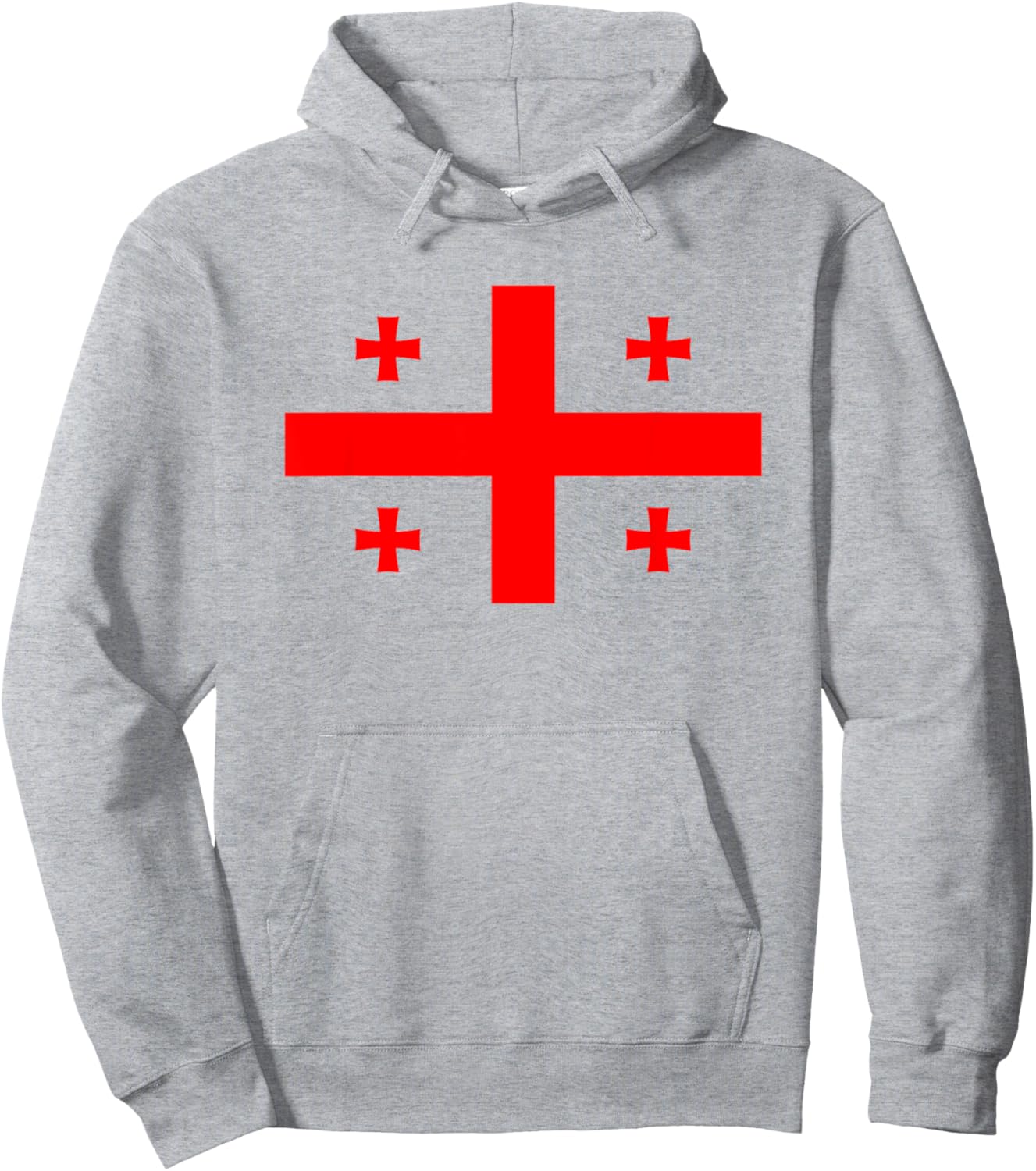 Georgia Georgian flag Hoodie - Hoodie | Ash