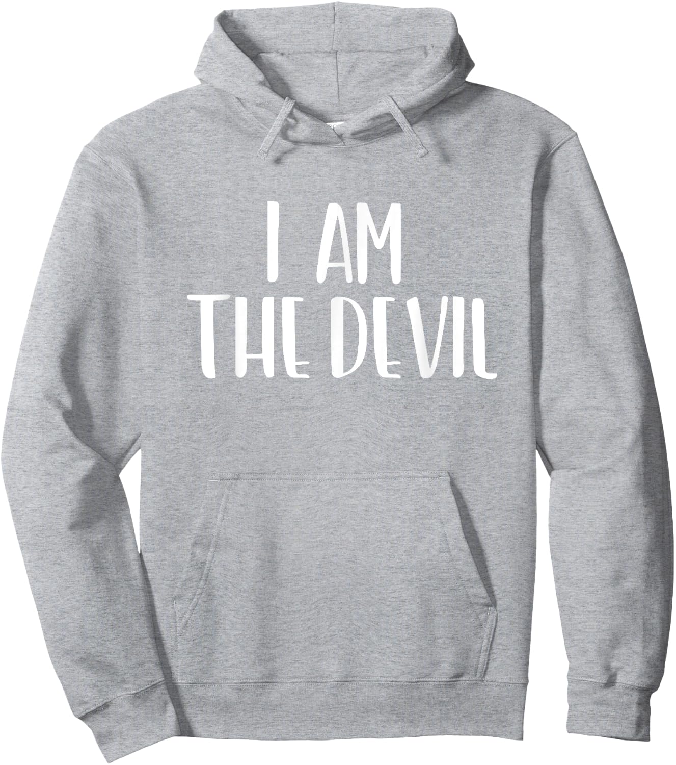 I Am The Devil Halloween I'm Simple Costume Lazy Hoodie - Hoodie | Ash