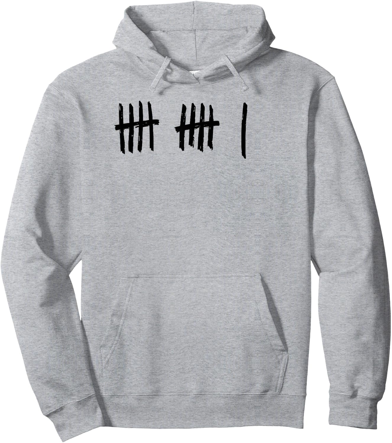 11th Birthday Outfit 11 Years Old Tally Marks Anniversary Hoodie - Hoodie | Ash
