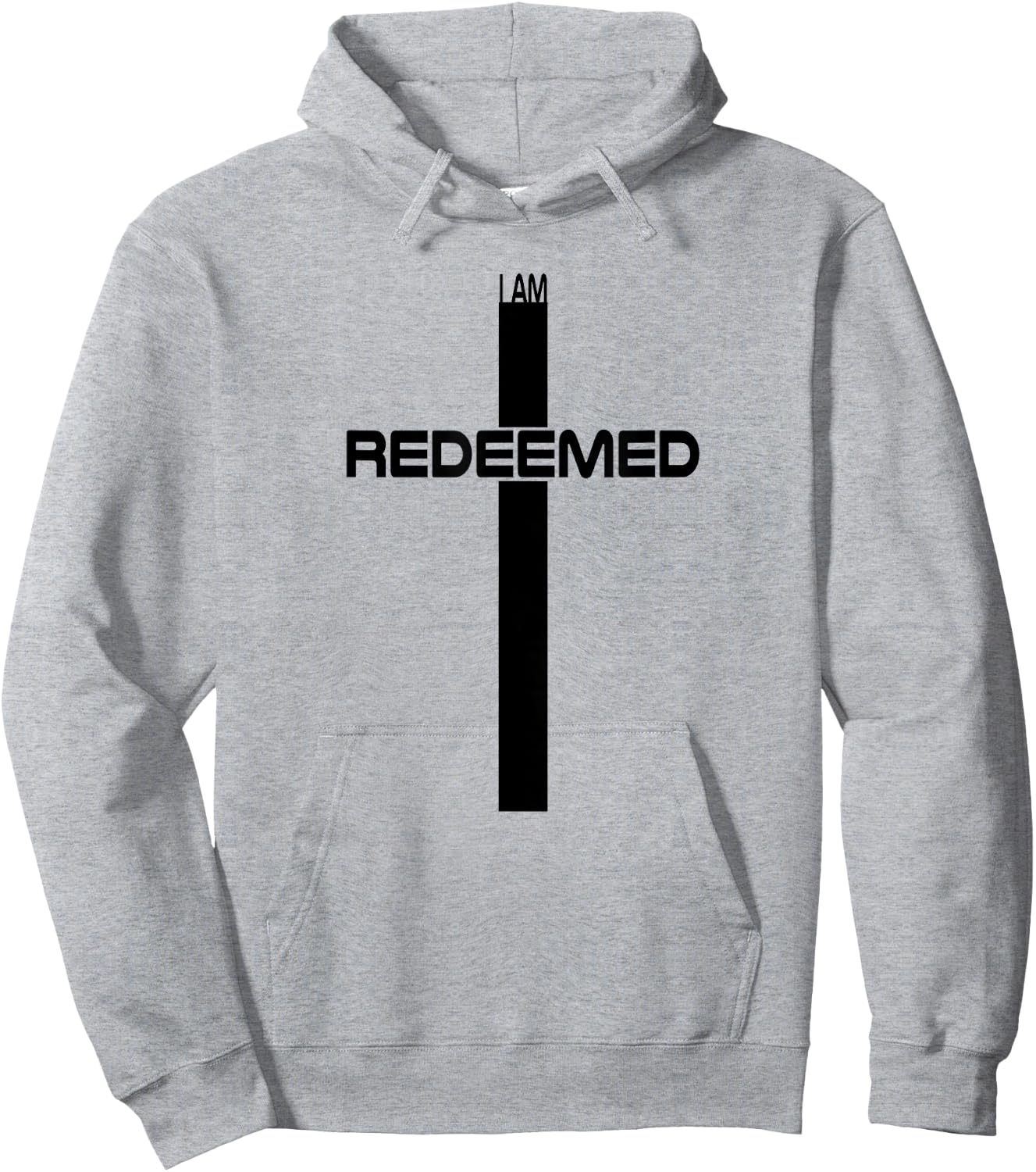 I Am Redeemed Modern Christianity Christian Design Hoodie - Hoodie | Ash