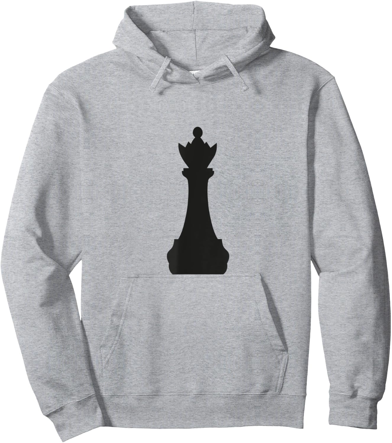 Black Queen Chess Piece Halloween Costume Hoodie - Hoodie | Ash
