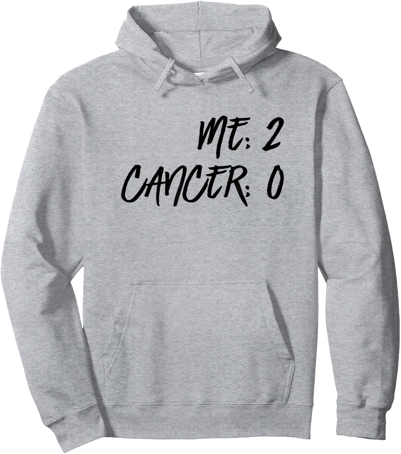 Me 2 Cancer 0 Beat Cancer Twice Cancer Survivor Hoodie - Hoodie | Ash