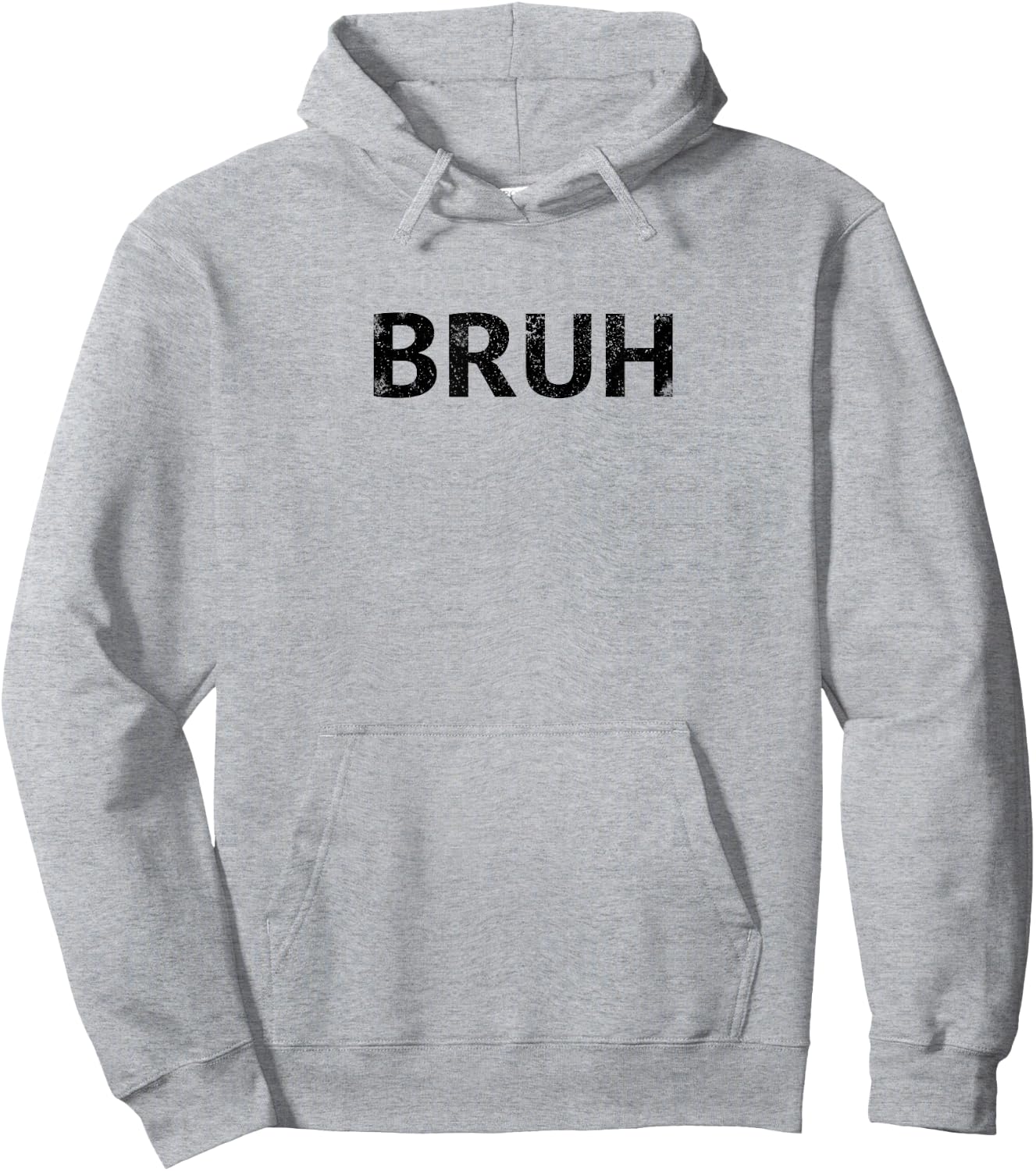 That Says Bruh Meme Funny Saying Brother Greeting Gift Boys Hoodie - Hoodie | Ash