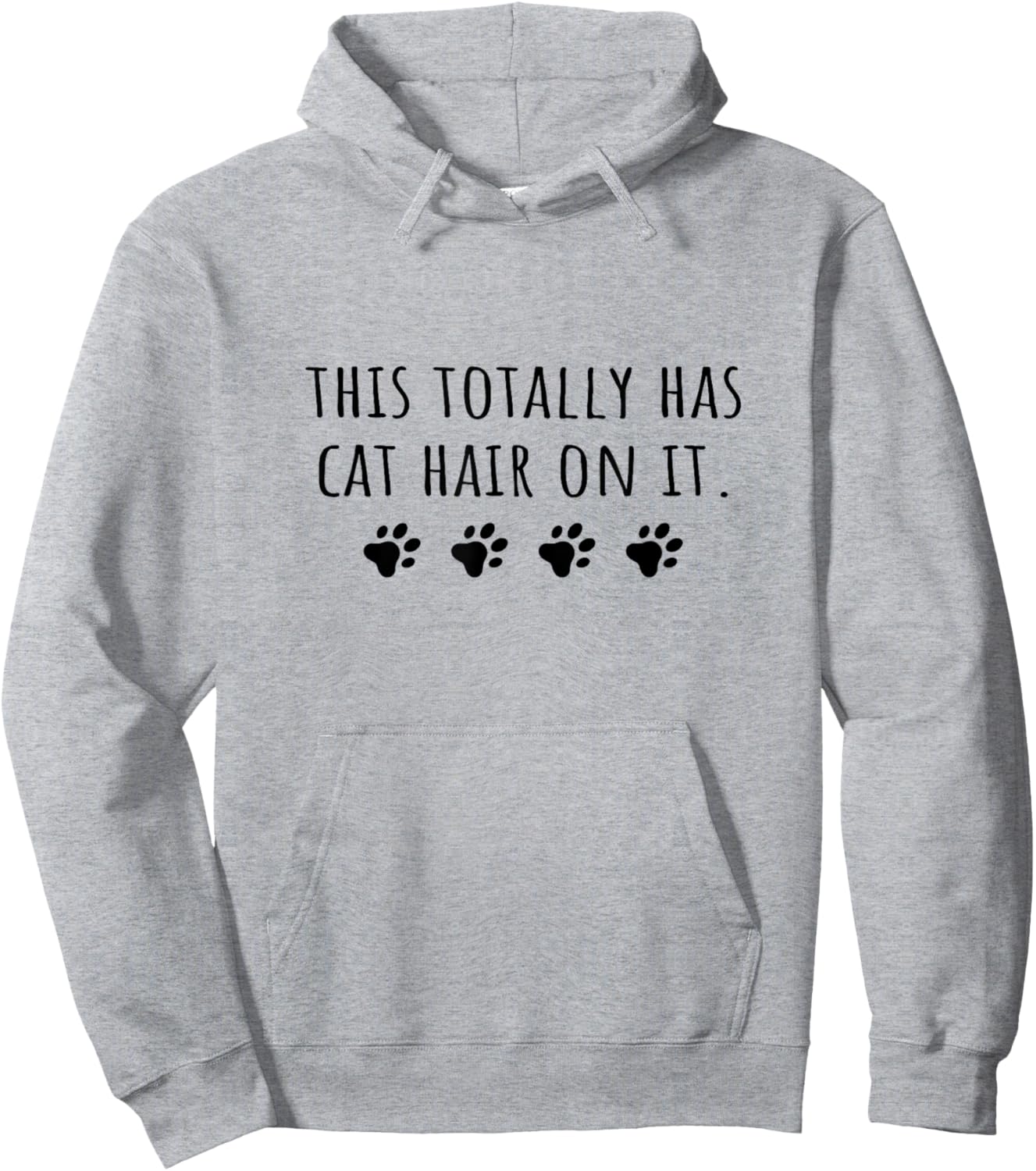 Cat Mom This Totally Has Cat Hair On It Funny Cat Lover Hoodie - Hoodie | Ash