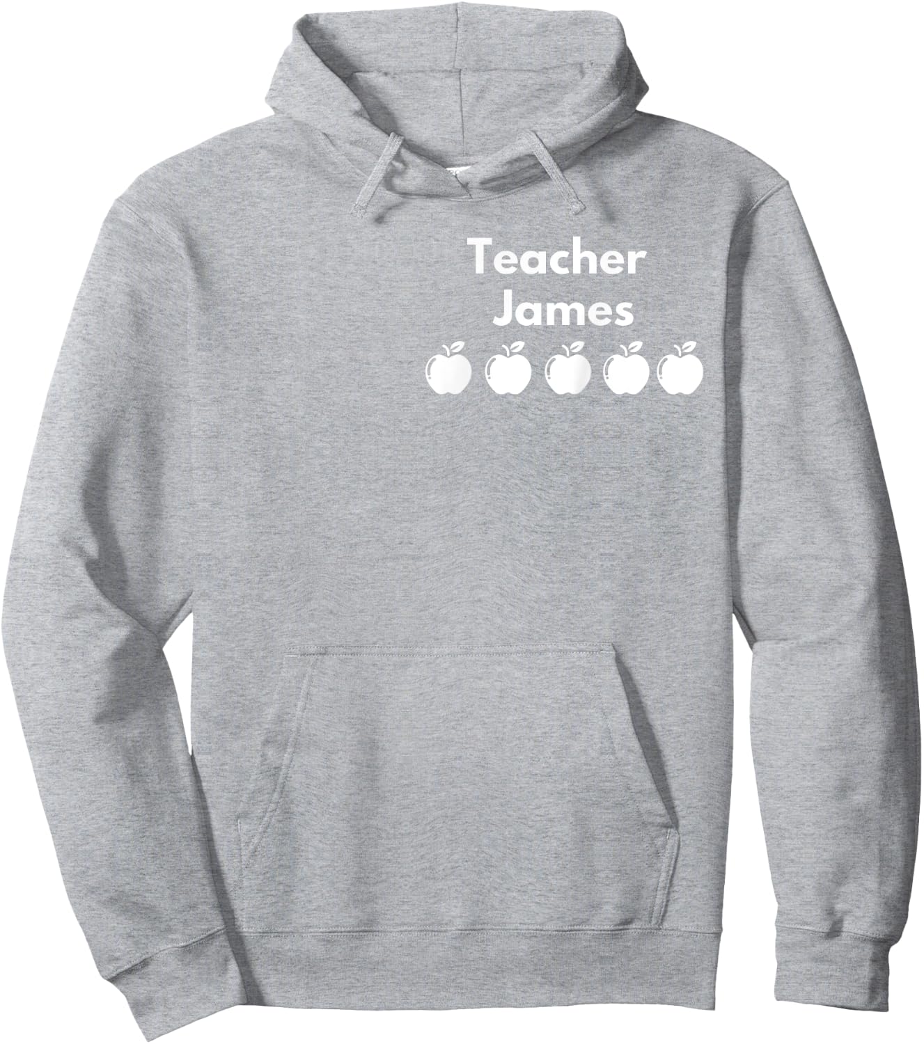 VIPKID | Teacher James| 5 Apple Review Hoodie - Hoodie | Ash