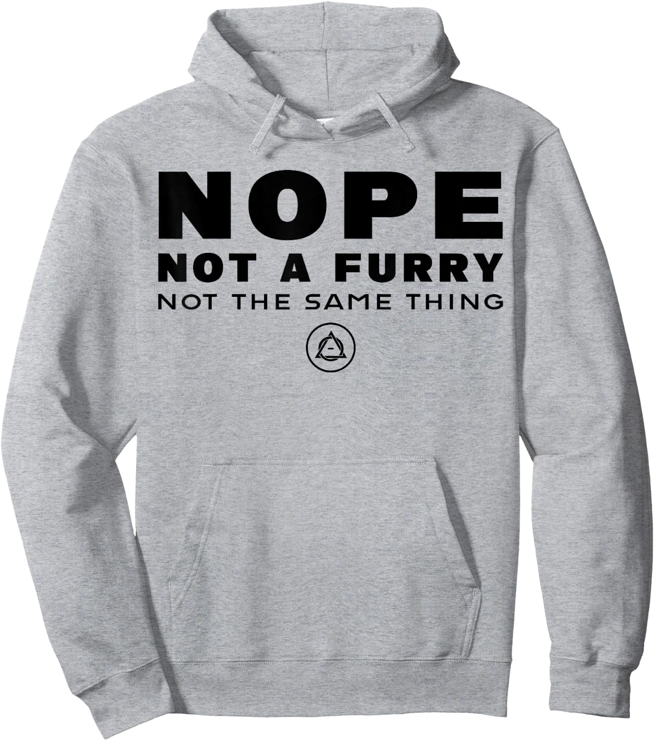 Nope Not A Furry Not The Same Thing Alter Otherkin Therian Hoodie - Hoodie | Ash