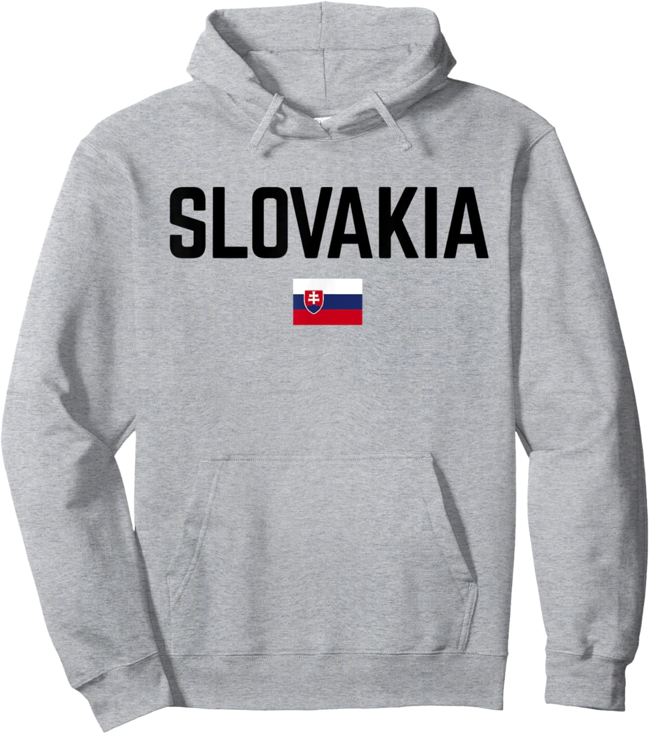 SLOVAKIA Flag | Men Woman Kids | SLOVAKIA Hoodie - Hoodie | Ash