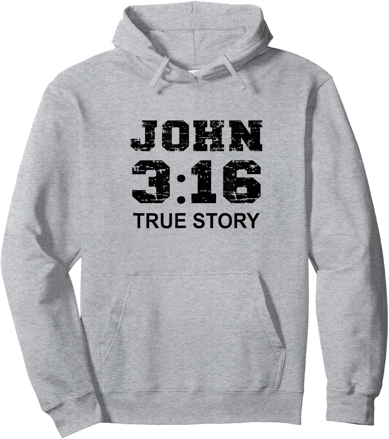 John 3 16 True Story, Faith, Bible Verse Christian women Hoodie - Hoodie | Ash