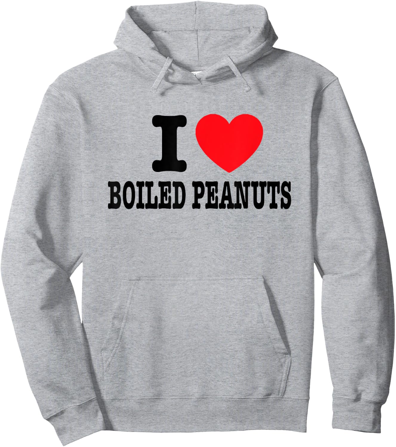 I Love Boiled Peanuts Hoodie - Hoodie | Ash