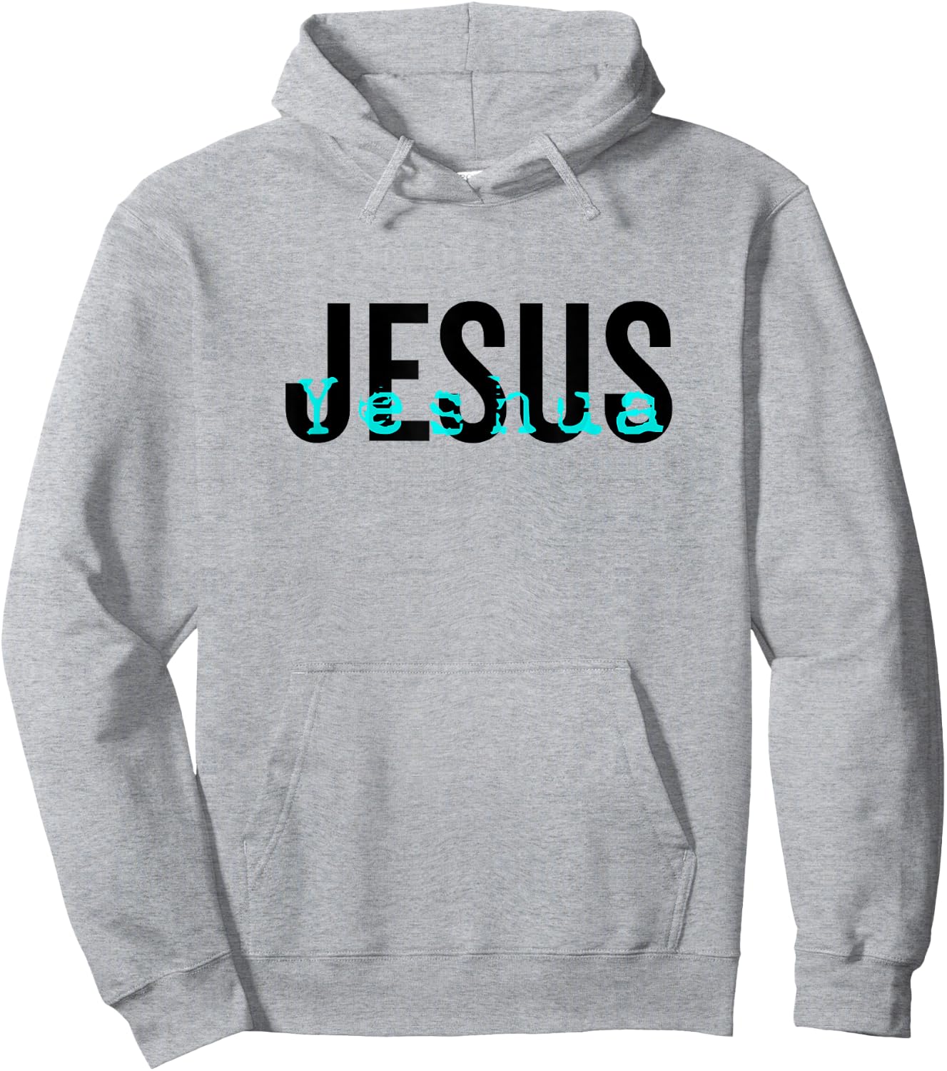Hebrew Name of Jesus & Joshua Christian Worship Gift Yeshua Hoodie - Hoodie | Ash