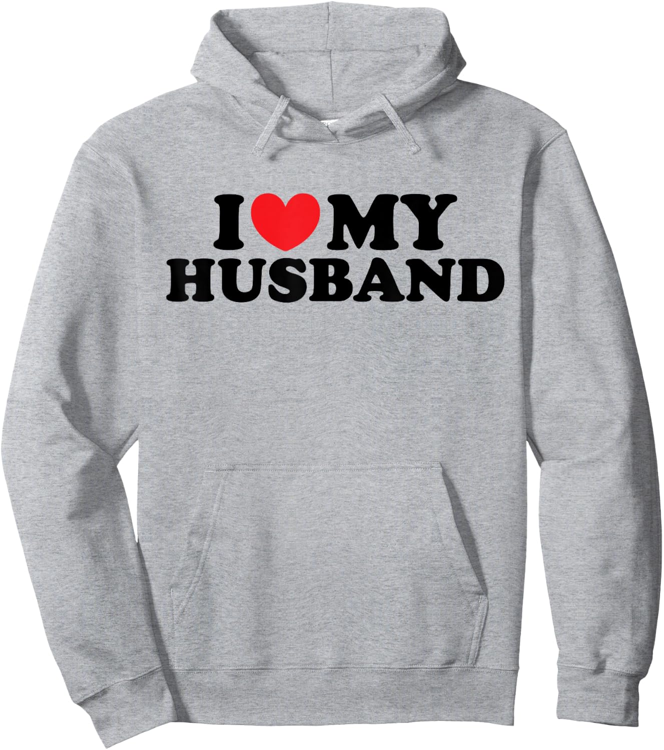 I Love My Husband shirt / I Heart My Husband Hoodie - Hoodie | Ash