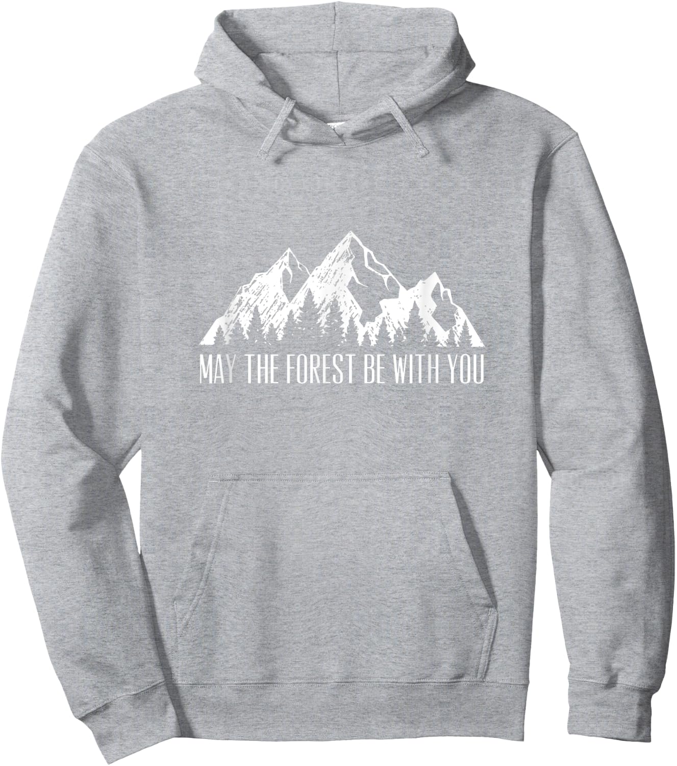 May The Forest Be with You Hoodie - Hoodie | Ash