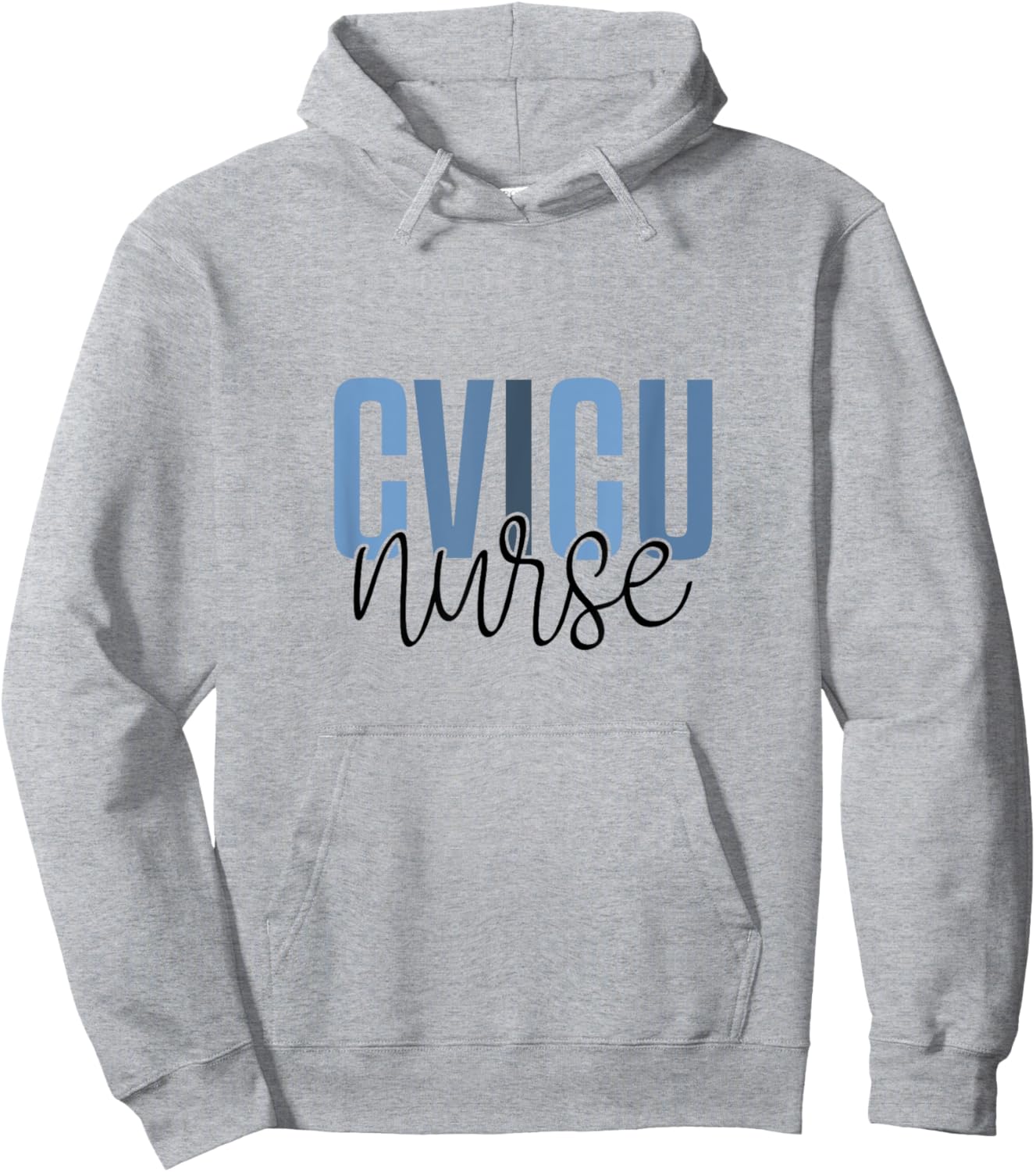 CVICU Nurse Cardiac Anatomy Cardiology Heart ICU Hoodie - Hoodie | Ash
