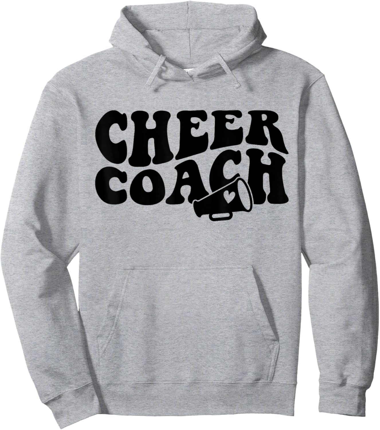 Cheer Coach Funny Design Cute Cheer Coach Cool Coaching Hoodie - Hoodie | Ash