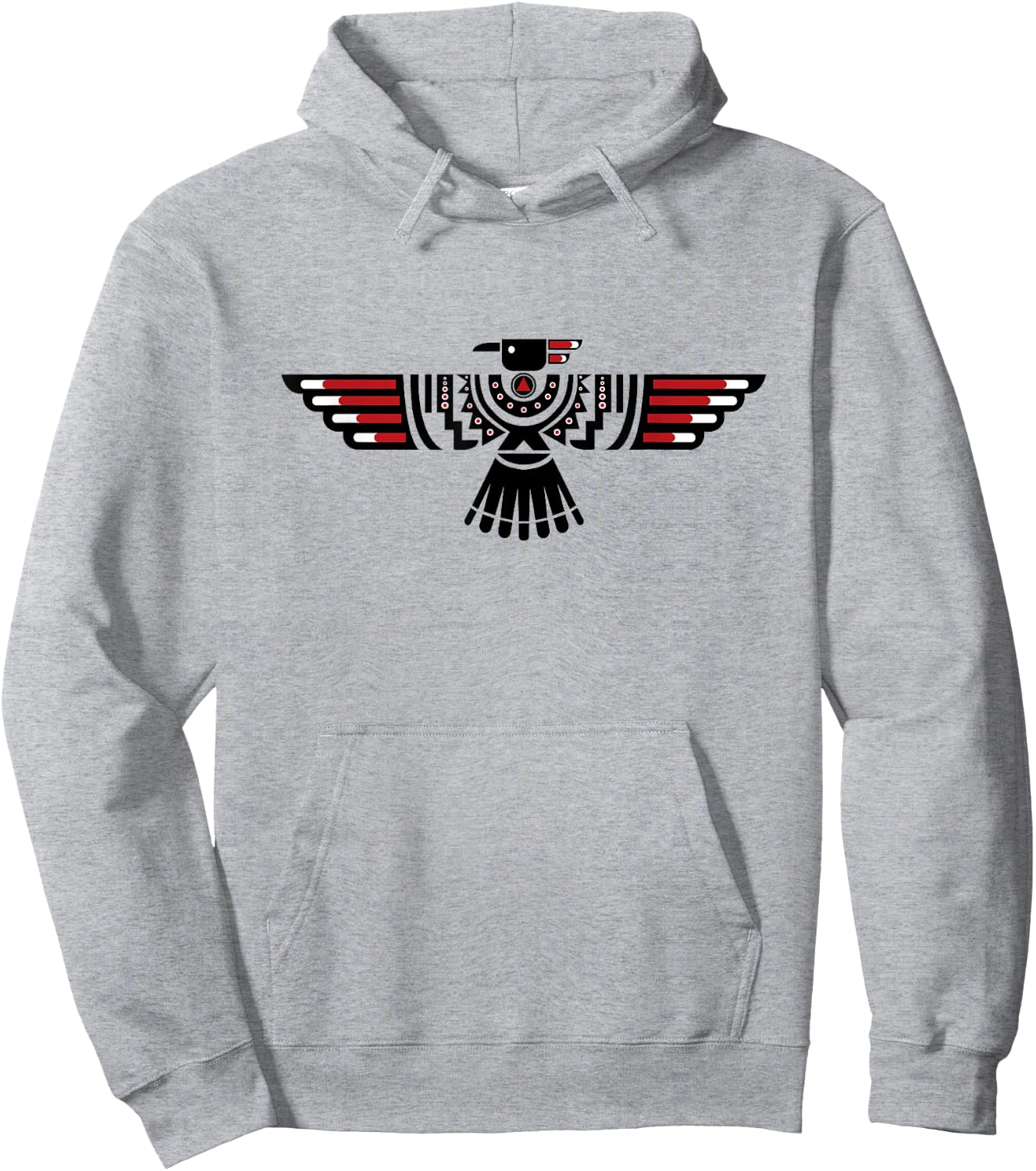 Native American Thunderbird Indigenous Peoples Day Hoodie - Hoodie | Ash