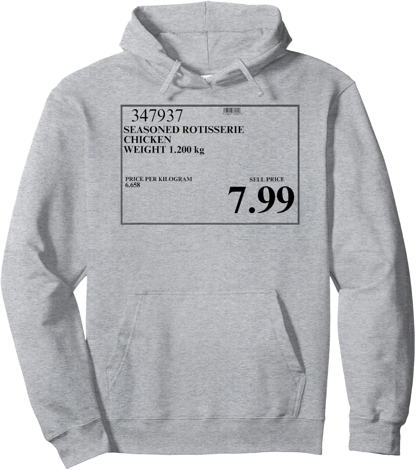 7.99 Rotisserie Chicken - Canadian Hoodie - Hoodie | Ash