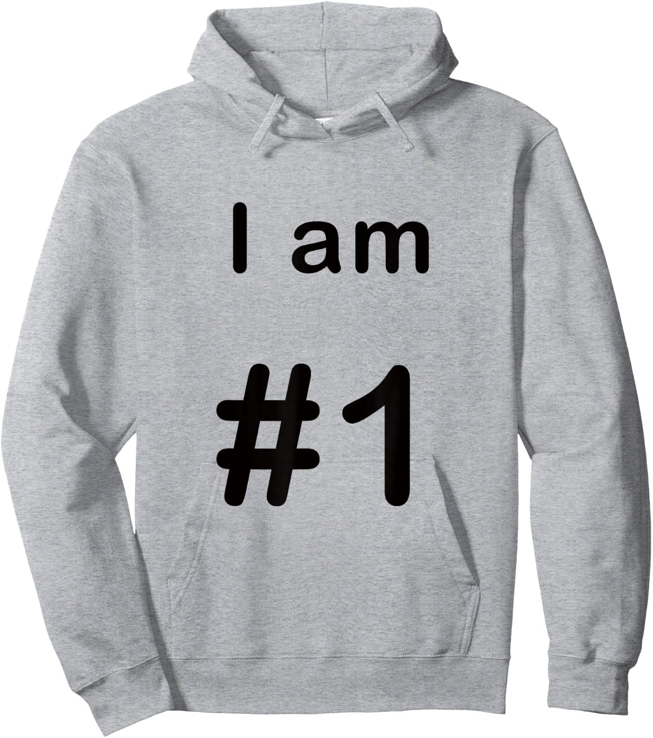 I am number one 1 Hoodie - Hoodie | Ash
