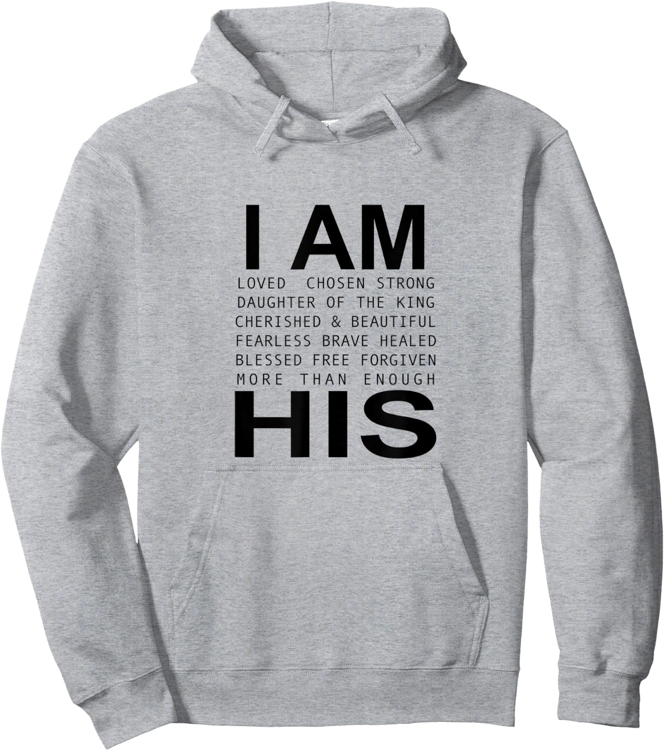 I’m His Christian Faith Christian Jesus God Lover Religious Hoodie - Hoodie | Ash