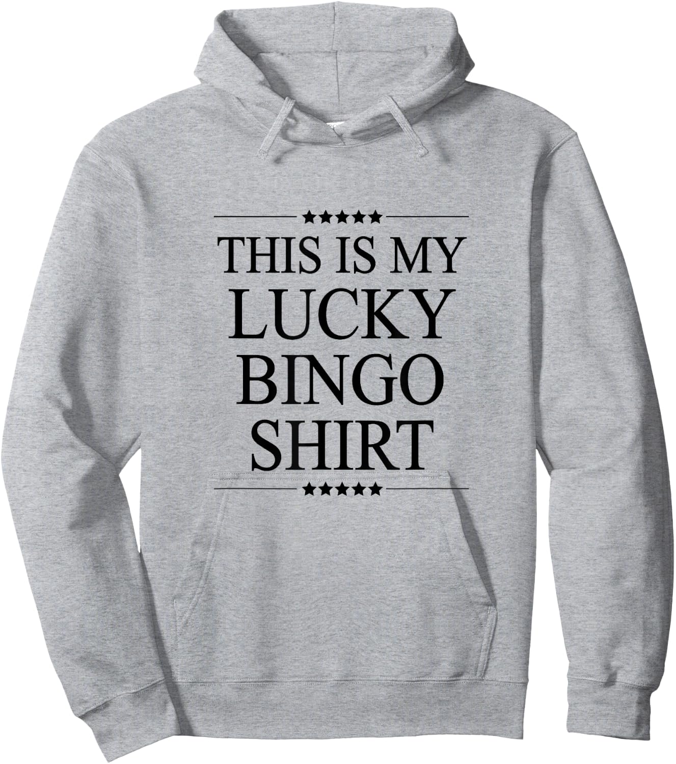 This is My Lucky Bingo Shirt Funny Gift Graphic Hoodie - Hoodie | Ash
