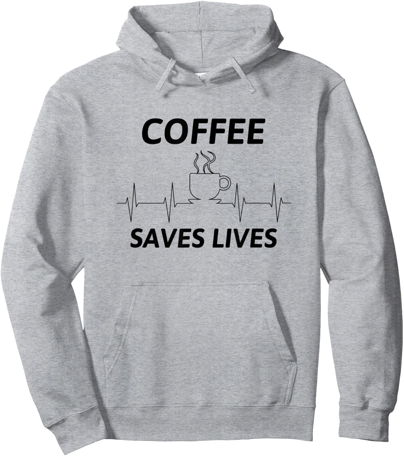 Coffee Saves Lives Hoodie - Hoodie | Ash