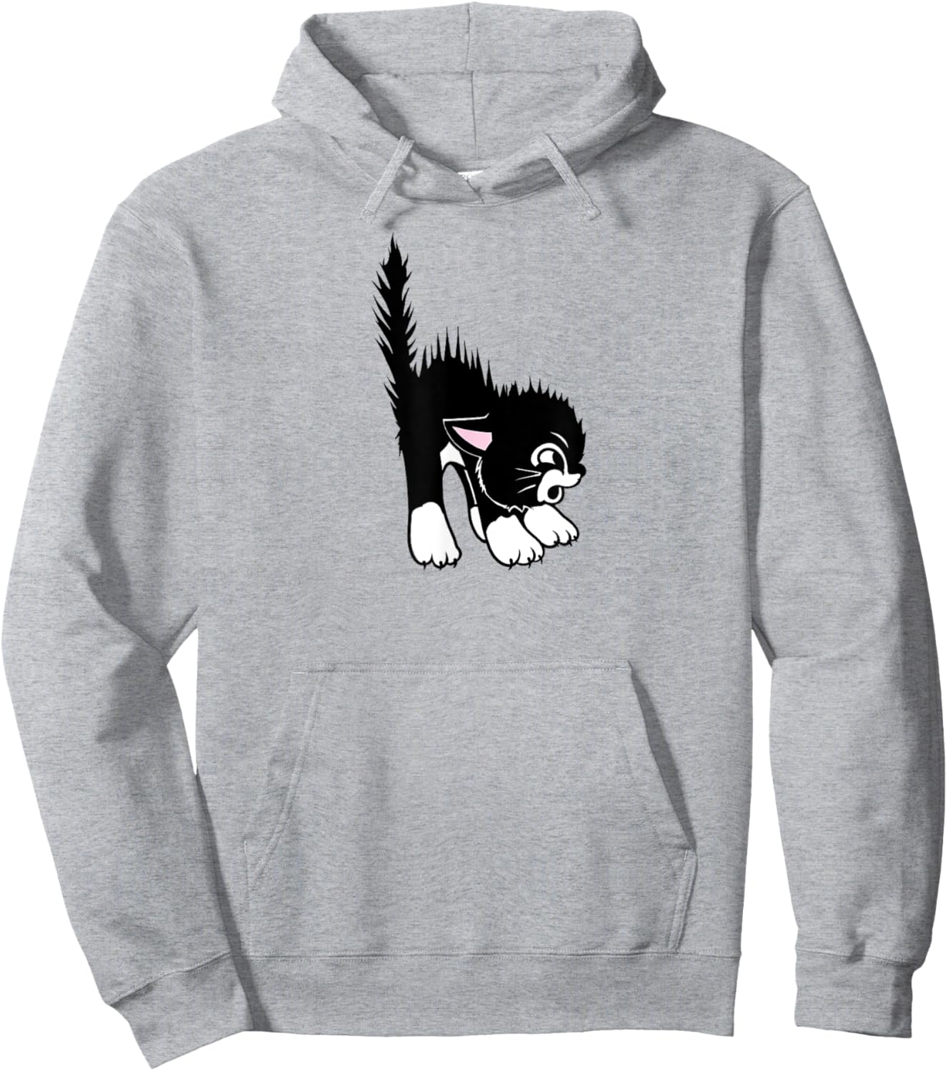 Disney Silly Symphonies More Kittens Scared Kitty Logo Hoodie - Hoodie | Ash