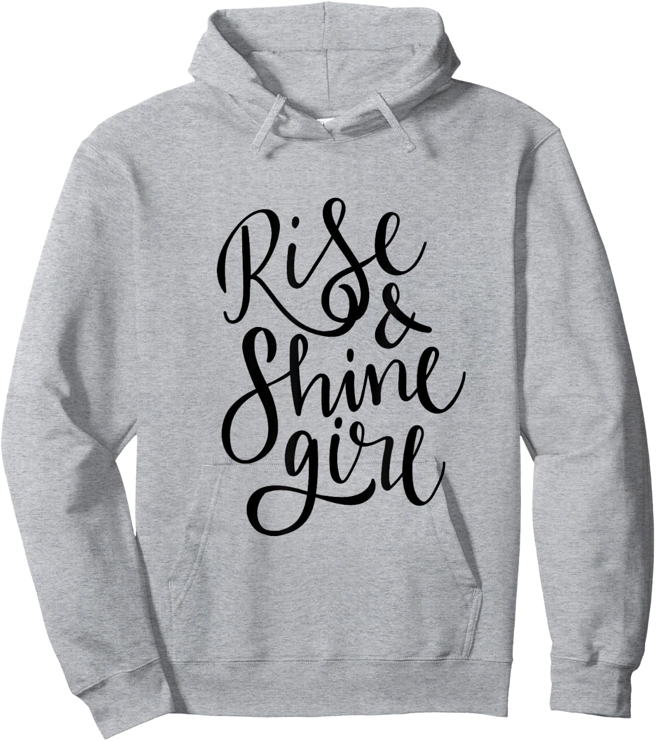 Rise & Shine Girl Hoodie - Hoodie | Ash