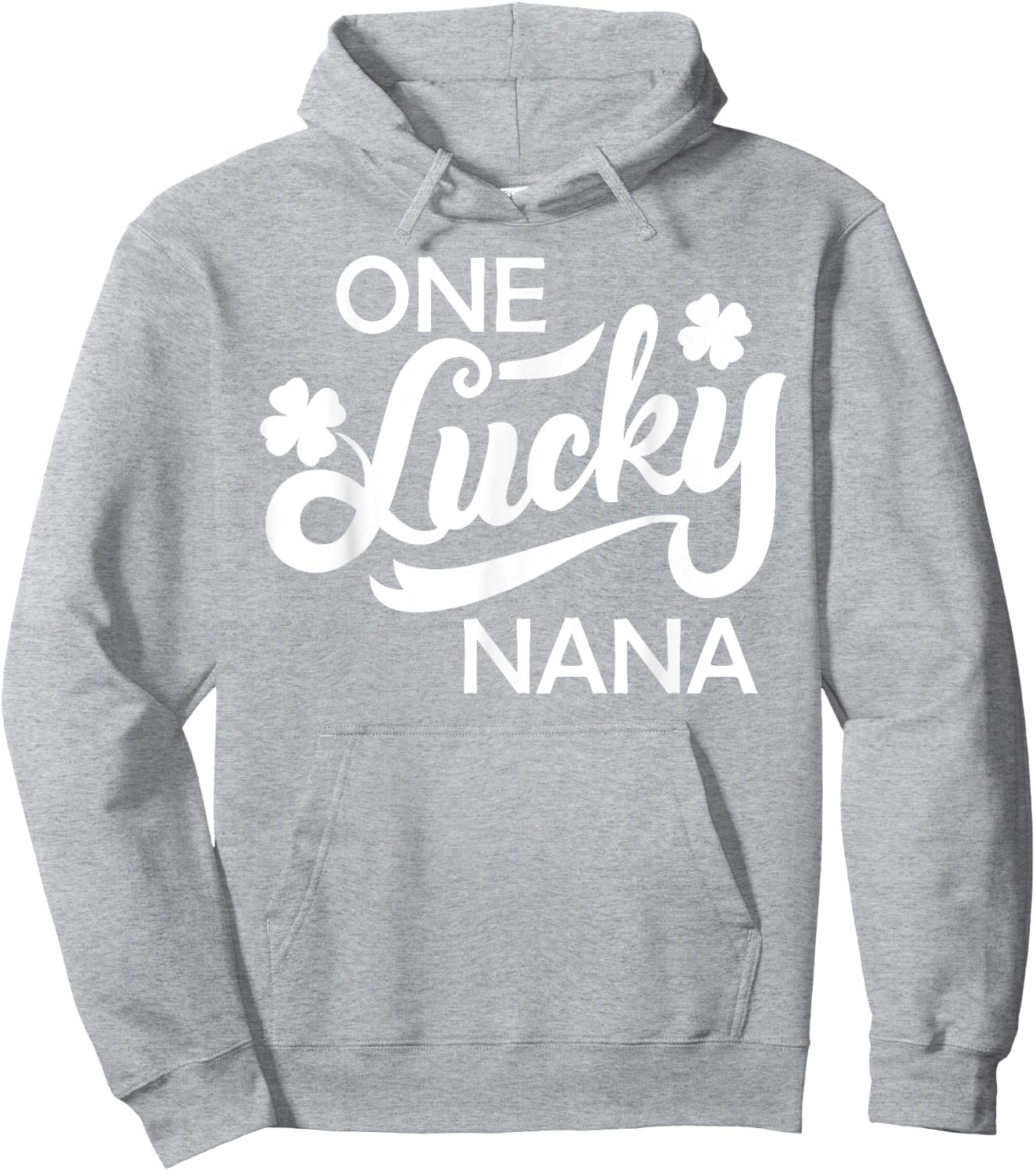St Patricks Day A Happy Nana Shamrock Irish Gesc Hoodie - Hoodie | Ash