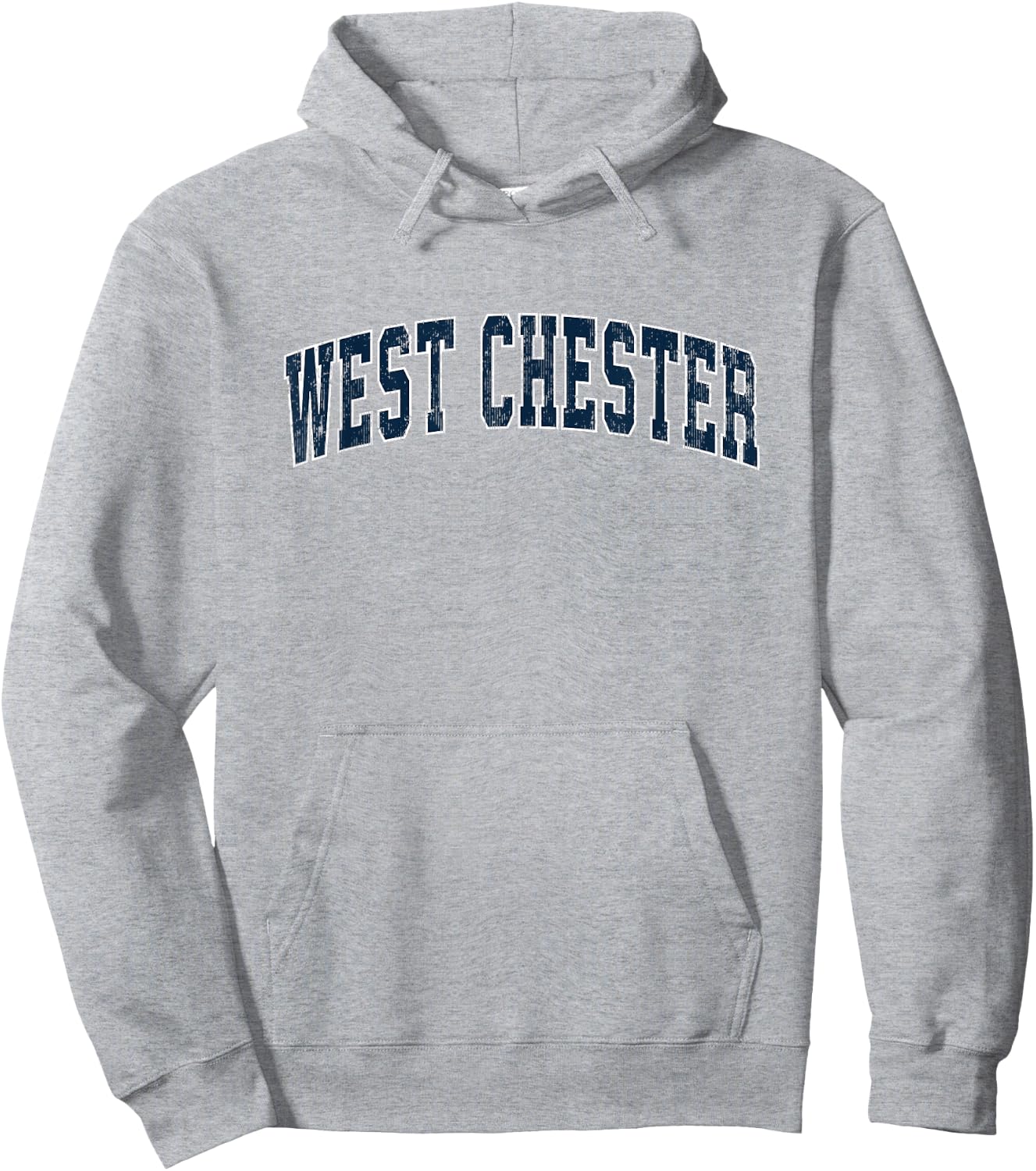 West Chester Pennsylvania PA Vintage Sports Design Navy Desi Hoodie - Hoodie | Ash