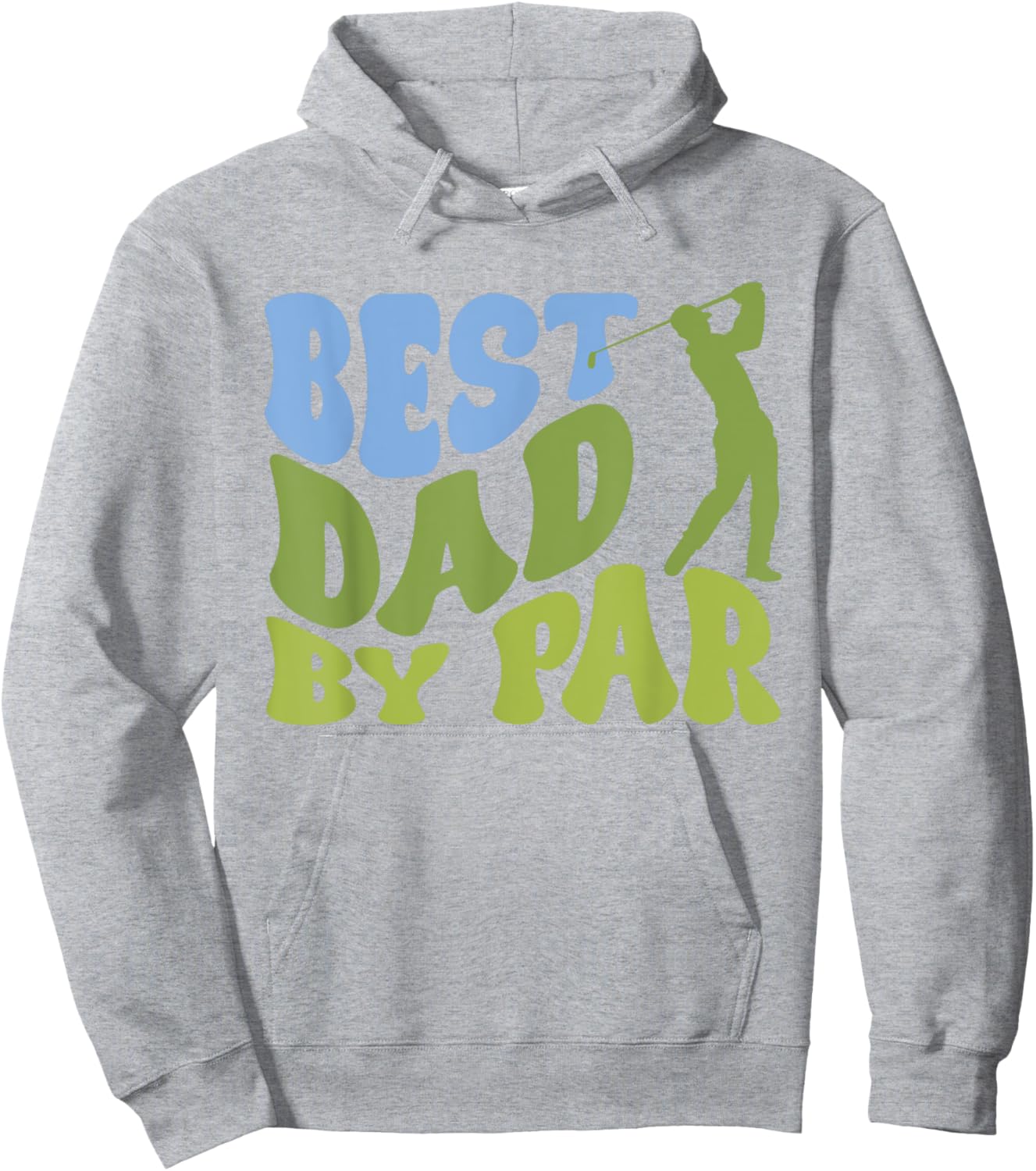 Best Dad by Par Golf Parents Matching Family Hoodie - Hoodie | Ash