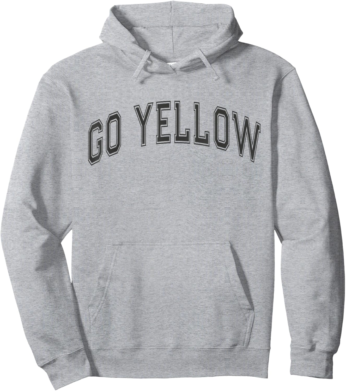 GO Yellow Team Summer Camp Competition Color Event War Game Hoodie - Hoodie | Ash