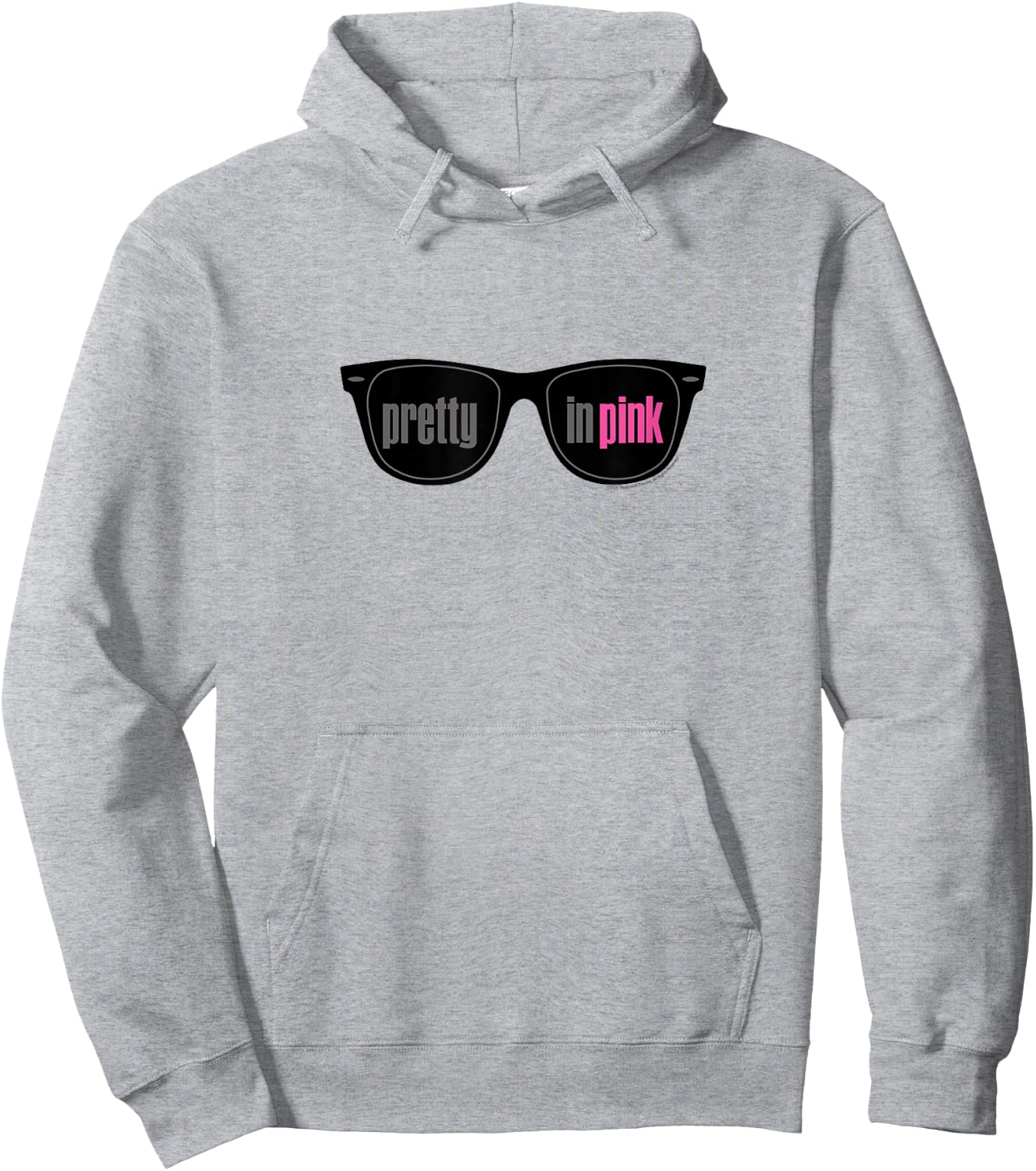 Pretty in Pink Sunglasses Logo Hoodie - Hoodie | Ash