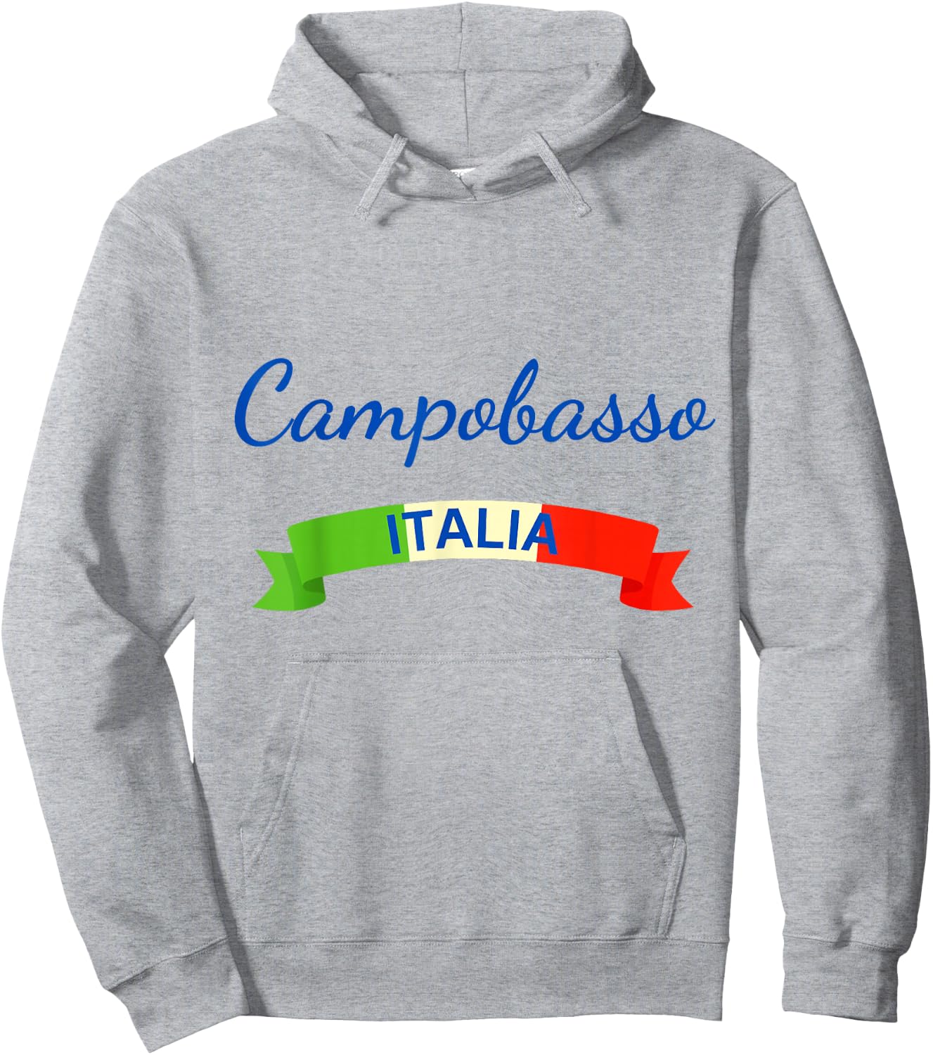 Campobasso Italy Flag Roma Italia Souvenir Matching Italian Hoodie - Hoodie | Ash