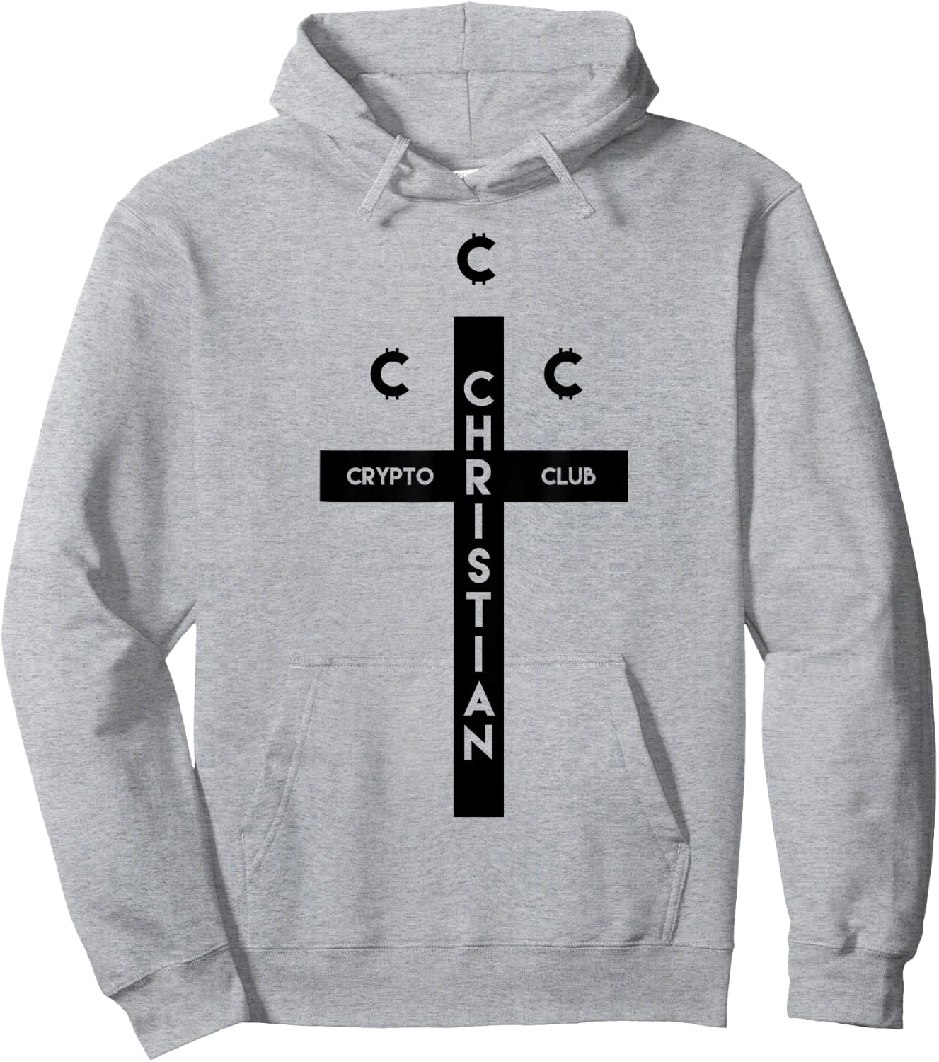 Kevin Smith Clerks 3 Elias Christian Crypto Club Logo Retro Hoodie - Hoodie | Ash