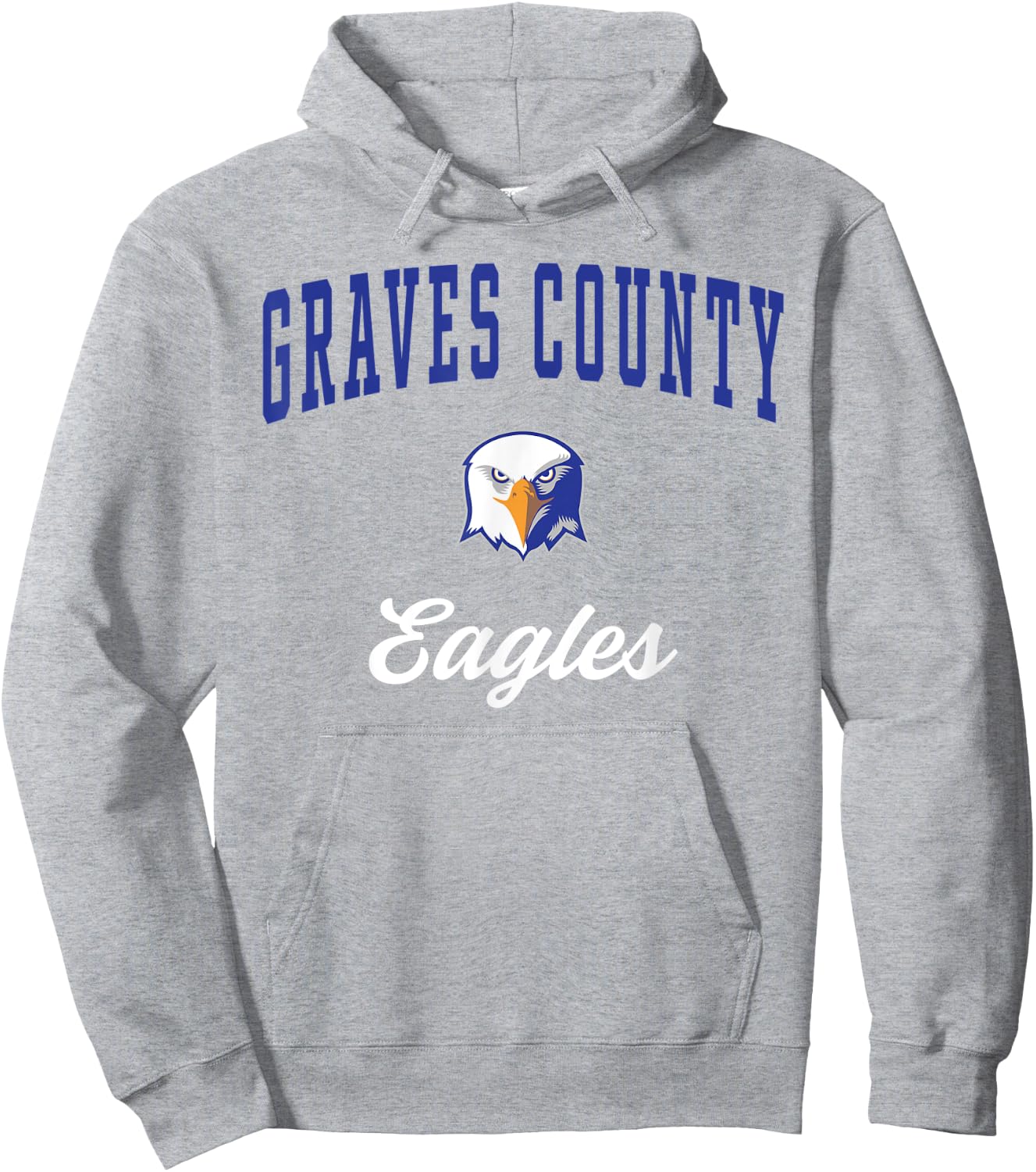 Graves County High School Eagles Hoodie - Hoodie | Ash