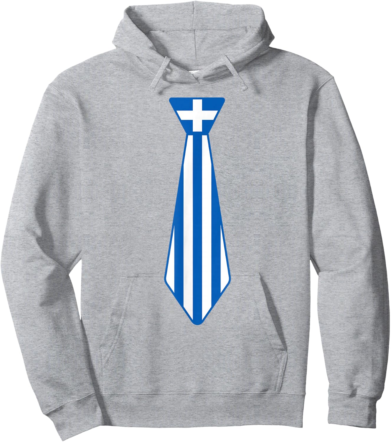 Greek Easter Tie Funny Novelty Greece Flag Boys Toddlers Hoodie - Hoodie | Ash