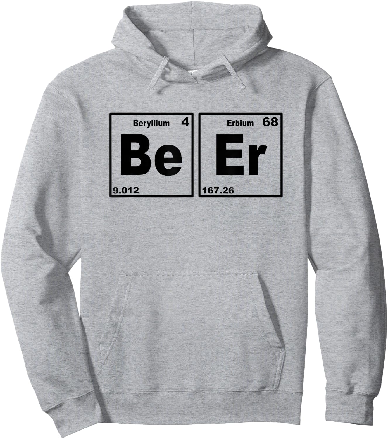 Beer Periodic Table - Chemistry Hoodie - Hoodie | Ash