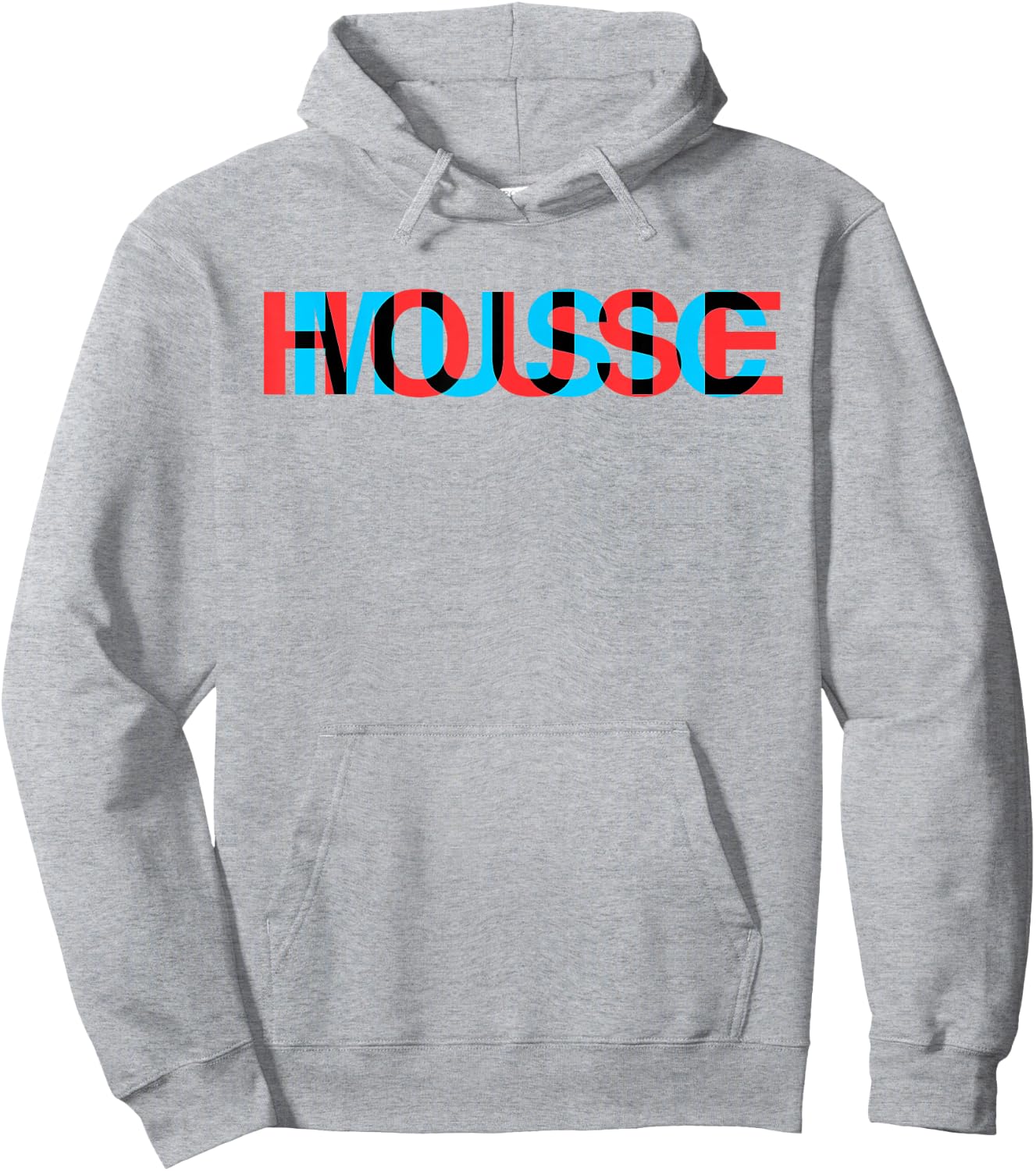 House Music Glitch Optical Illusion - EDM Rave DJ Hoodie - Hoodie | Ash