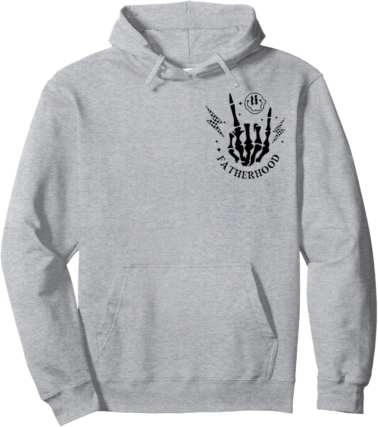 Just A Dad Who Always Come Back With The Milk 2 Sided Hoodie - Hoodie | Ash