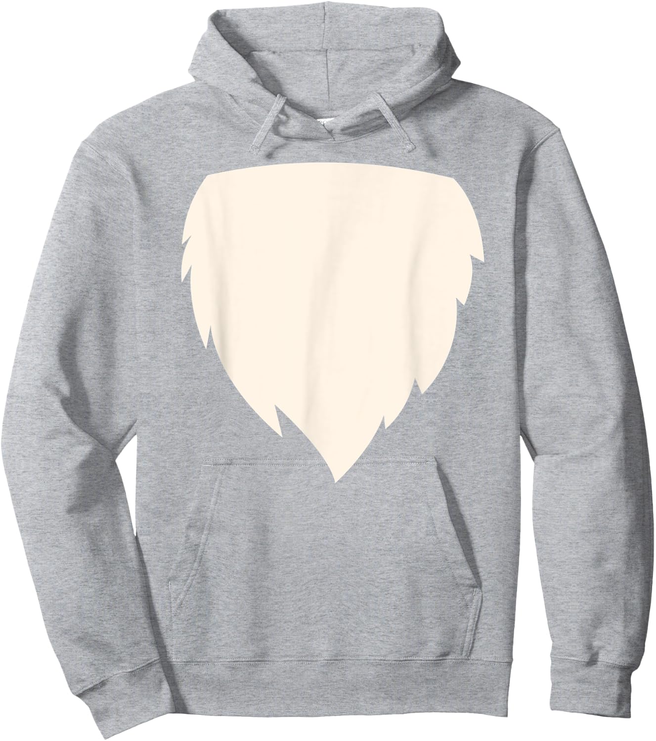 Funny Fox Chest Belly Hairy Halloween Costume Gift Hoodie - Hoodie | Ash