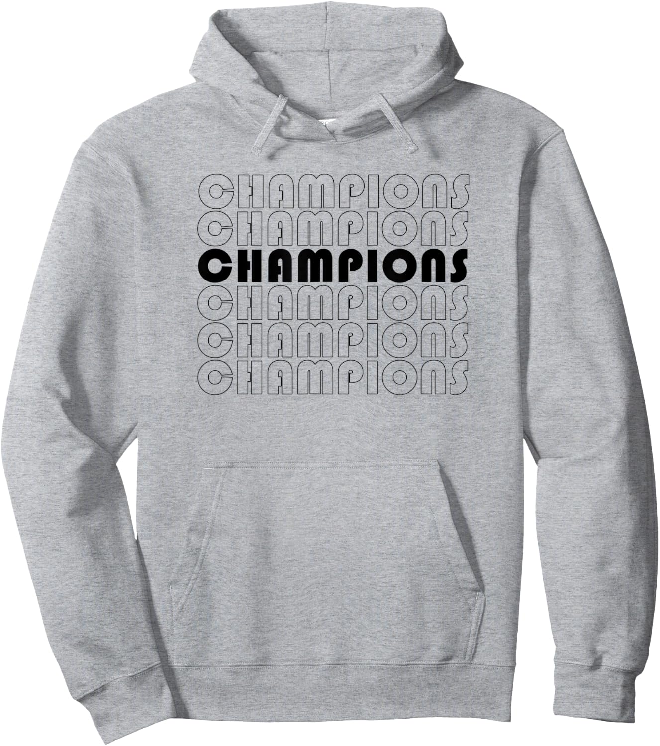 Champions Of Your Sport Team Championship Winners Hoodie - Hoodie | Ash